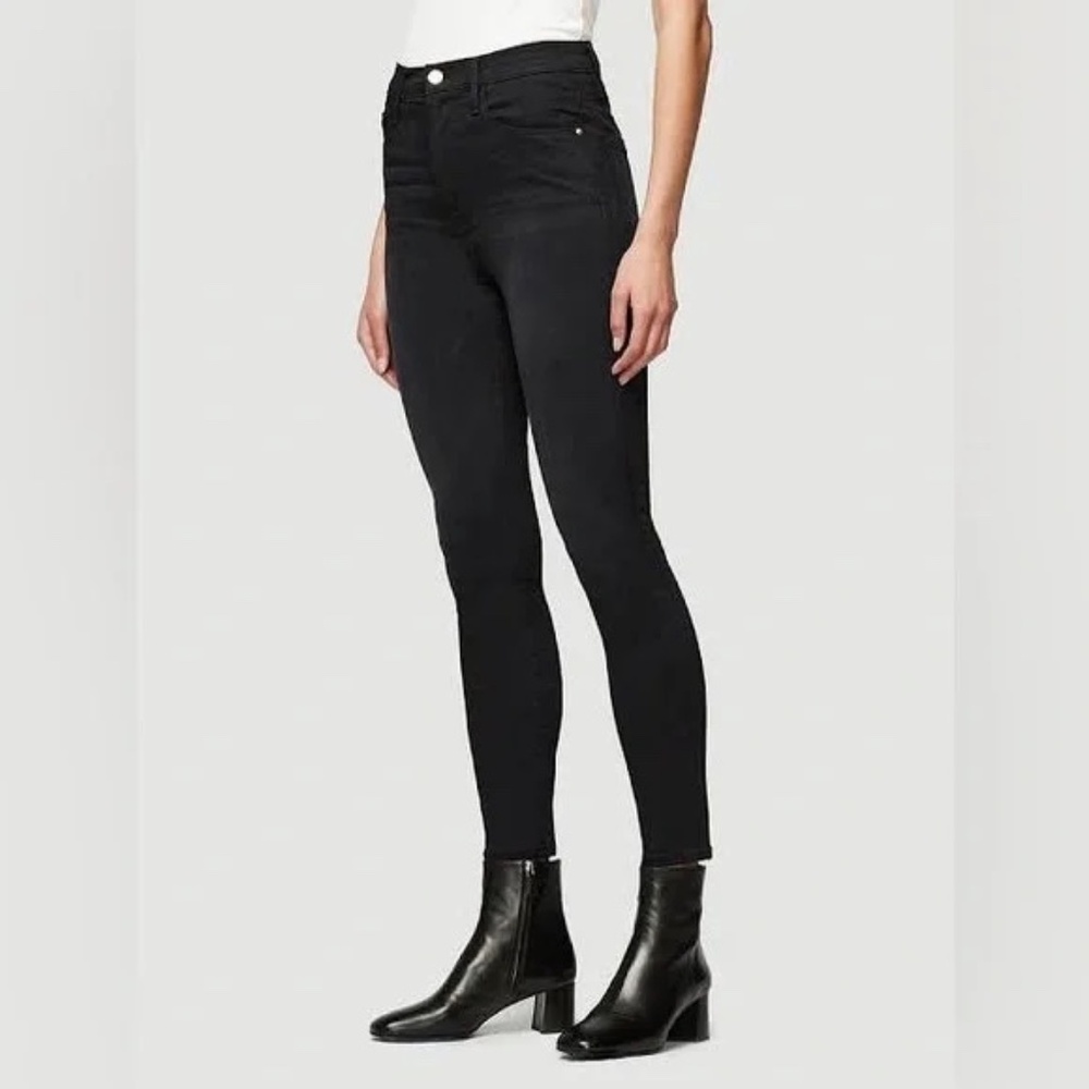 Frame Ali High Rise Skinny Jeans | Faded Black | Size 31